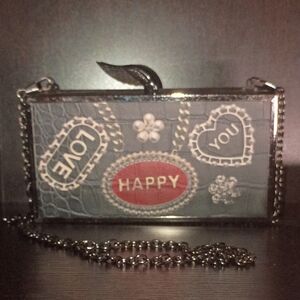 Chic Black and Silver Crossbody Bag